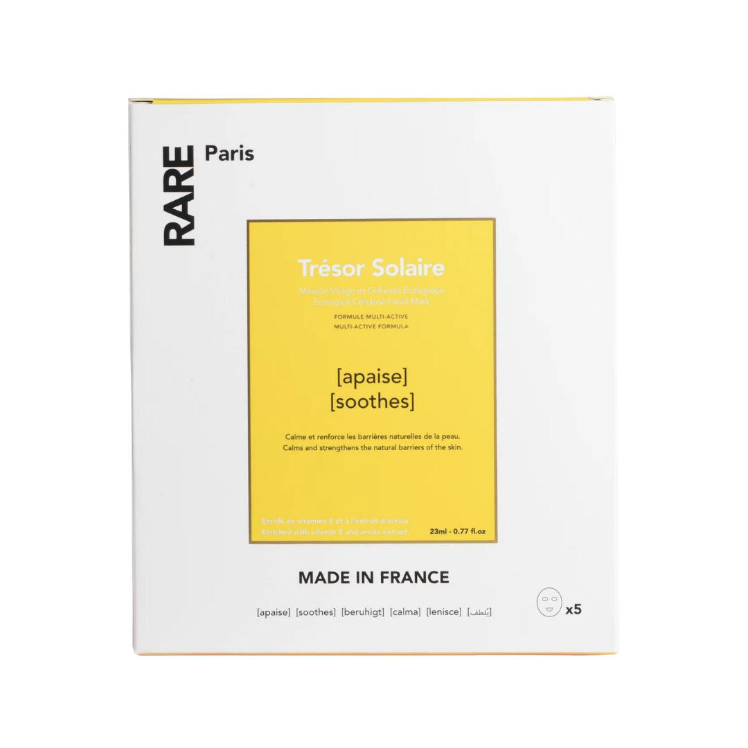 RARE Paris Raminančios Veido Kaukės TRÉSOR SOLAIRE