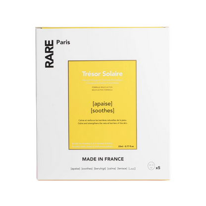 RARE Paris Raminančios Veido Kaukės TRÉSOR SOLAIRE
